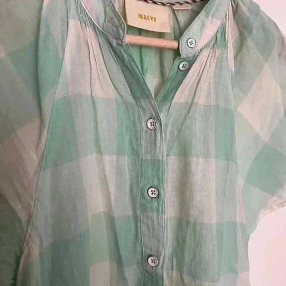 Maeve Gingham Flutter Top - Picture 7 of 12